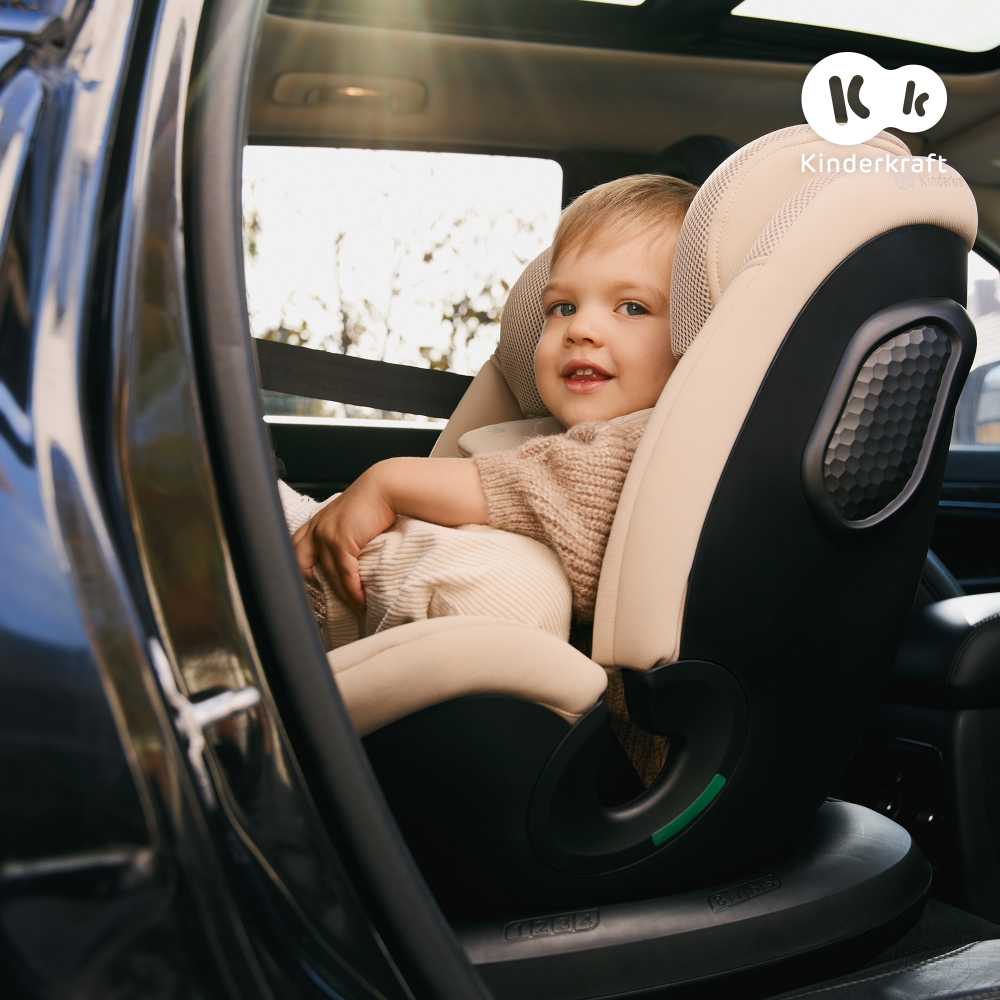Kinderkraft KINDENKRAFT automobilinė kėdutė 40-150 cm, XPEDITION 3 i-size, beige, KCXPED03BEG0000