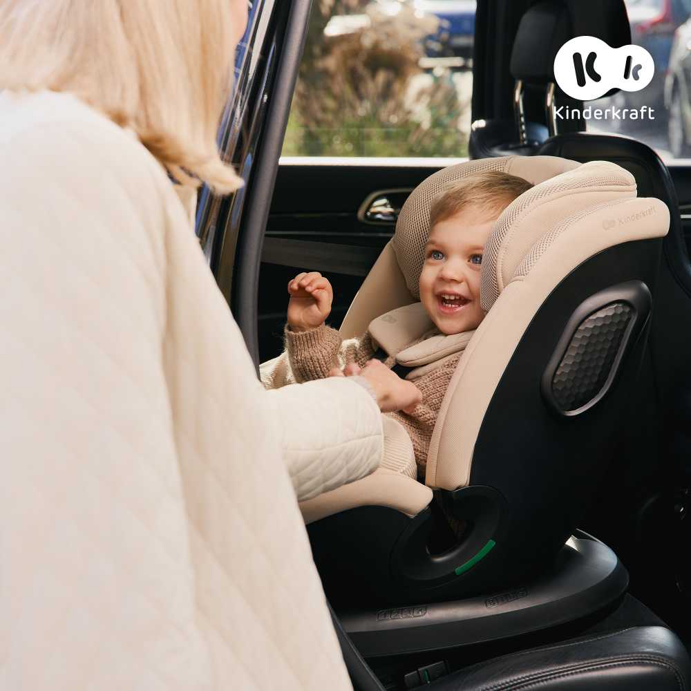Kinderkraft KINDENKRAFT automobilinė kėdutė 40-150 cm, XPEDITION 3 i-size, beige, KCXPED03BEG0000