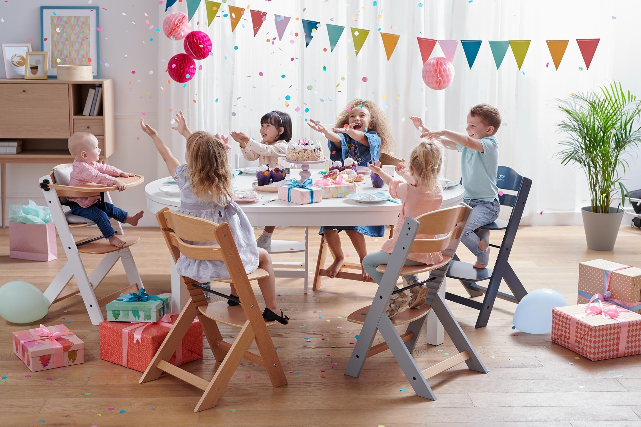 KinderKraft maitinimo kėdutė Enock, medinė