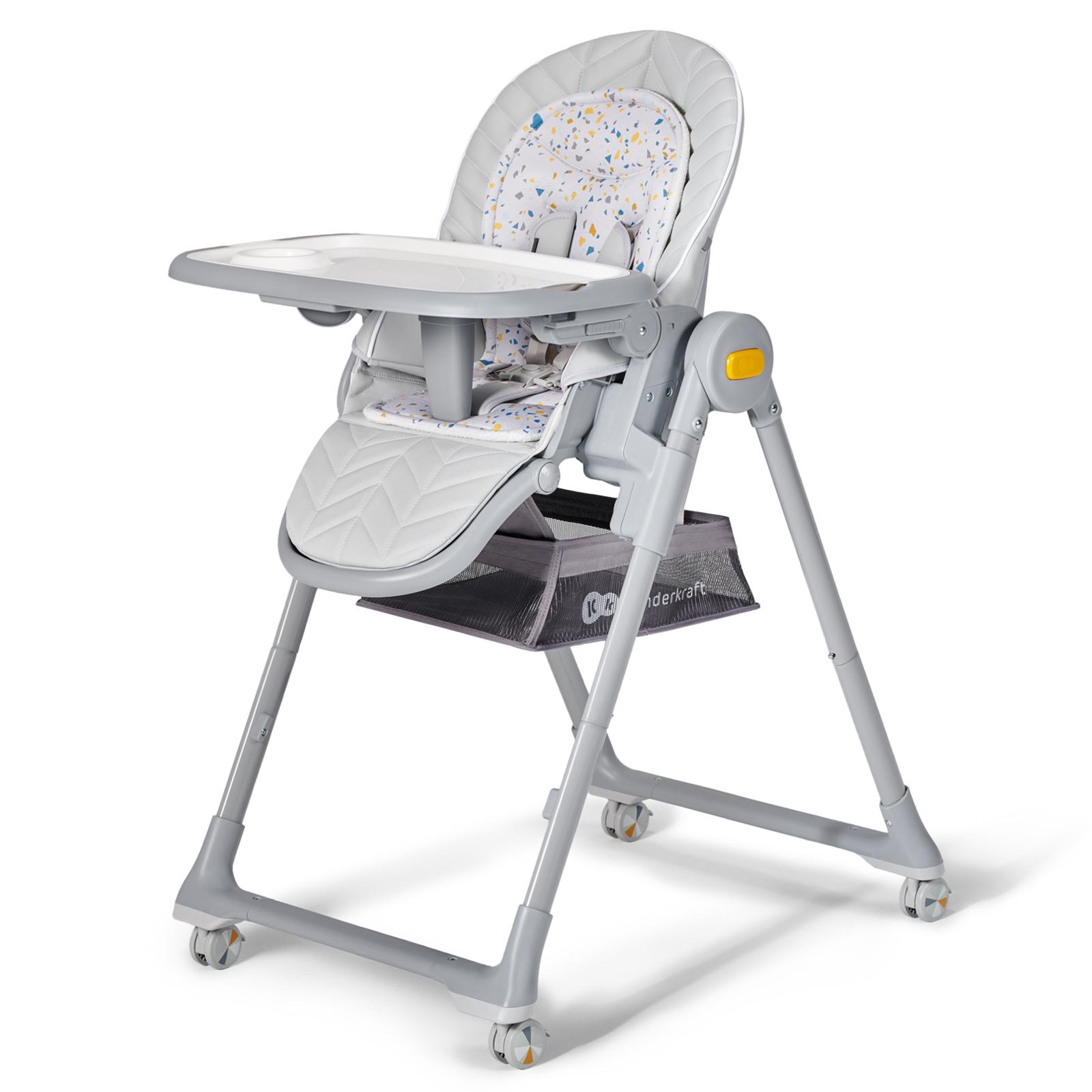 KINDERKRAFT maitinimo kėdutė/gultukas LASTREE, pilka