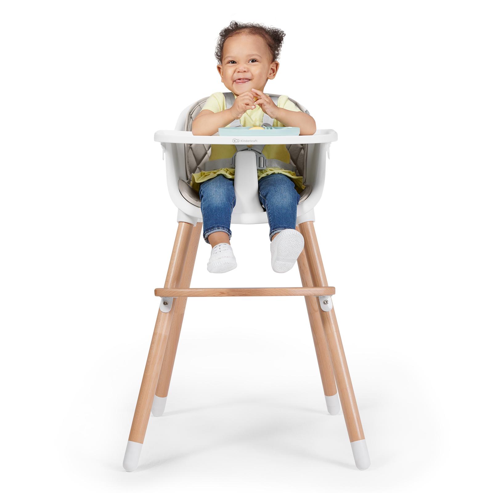 Kinderkraft maitinimo kėdutė Sienna, pilka