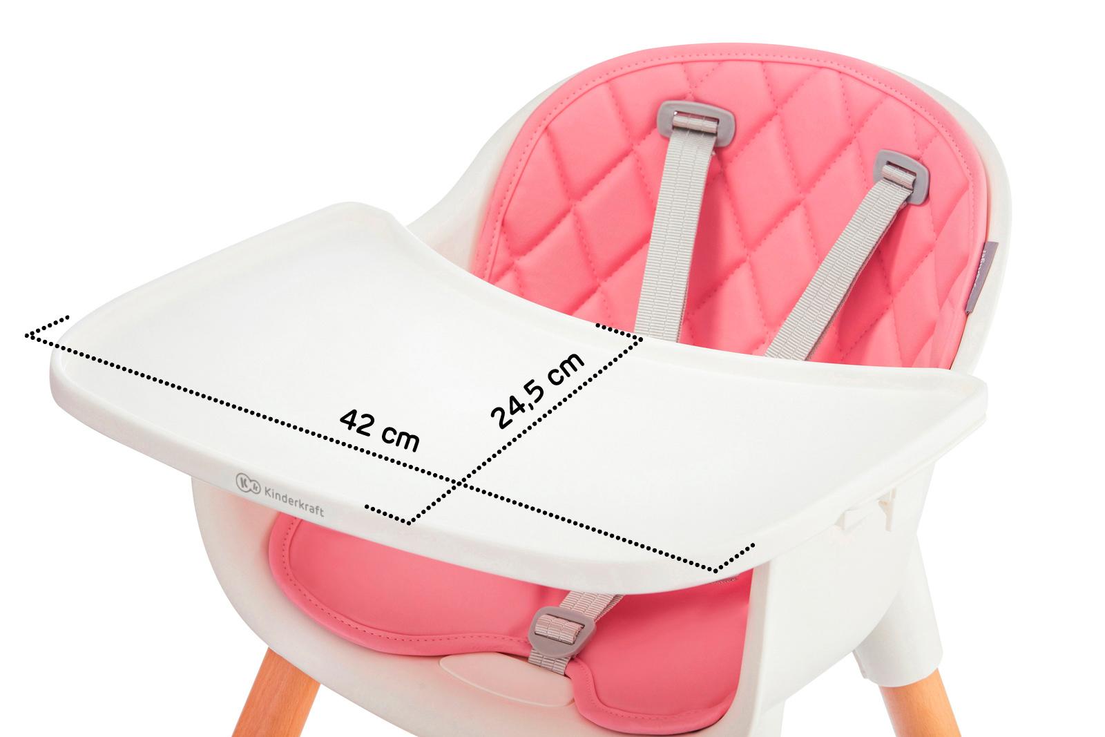 Kinderkraft maitinimo kėdutė Sienna, rožinė