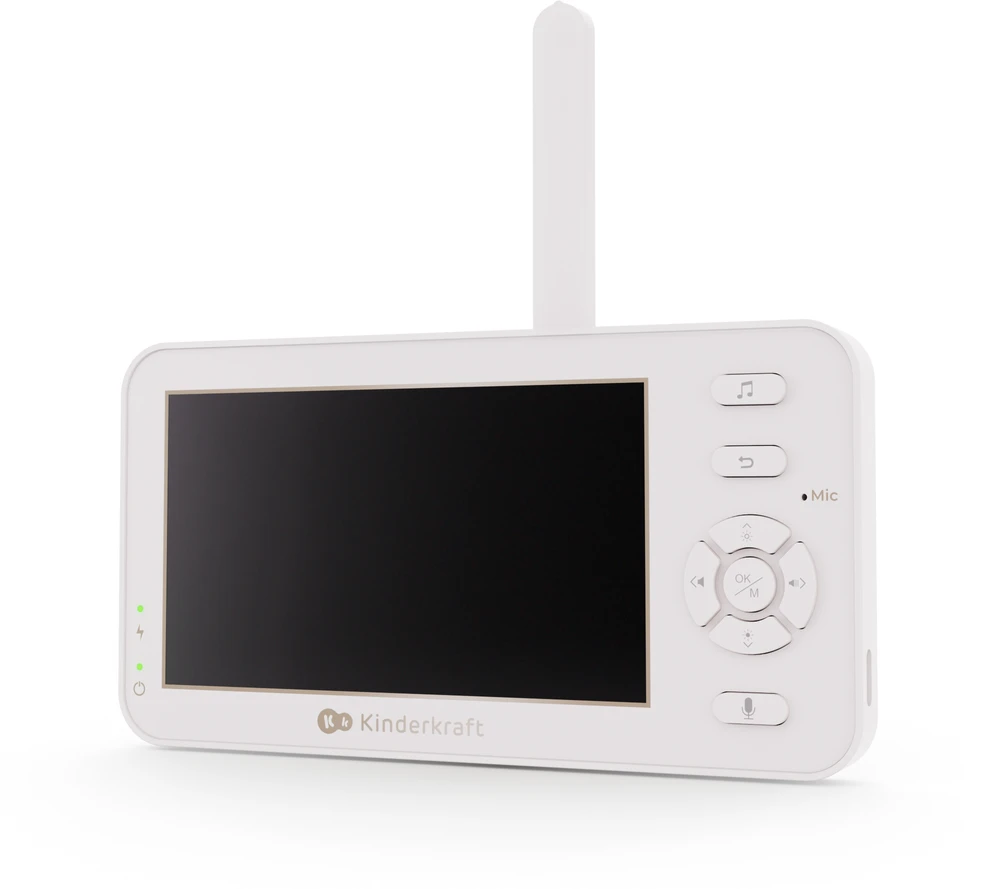KINDERKRAFT mobili video auklė NITEEYE TRAVEL, Baltas, KENITR00WHT0000