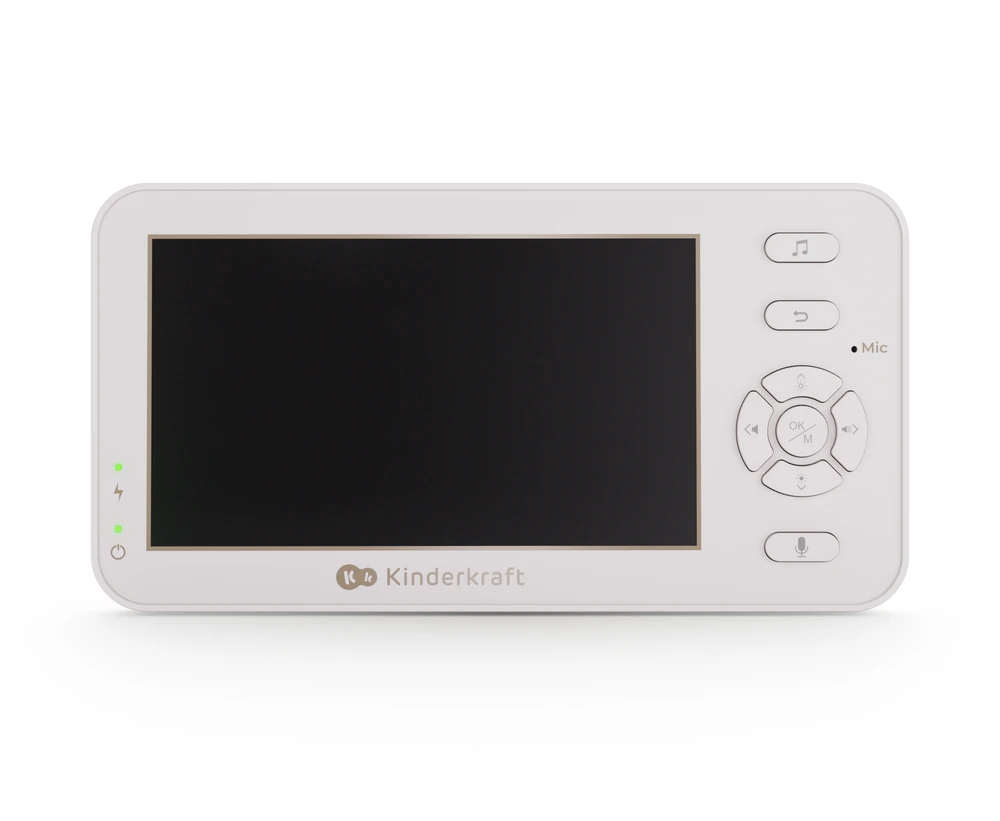 KINDERKRAFT mobili video auklė NITEEYE TRAVEL, Baltas, KENITR00WHT0000