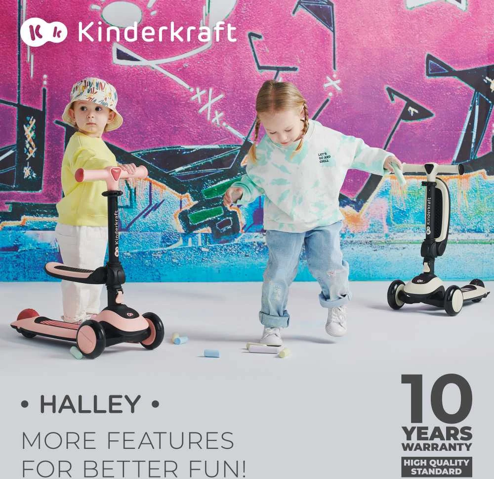 Kinderkraft Halley balta
