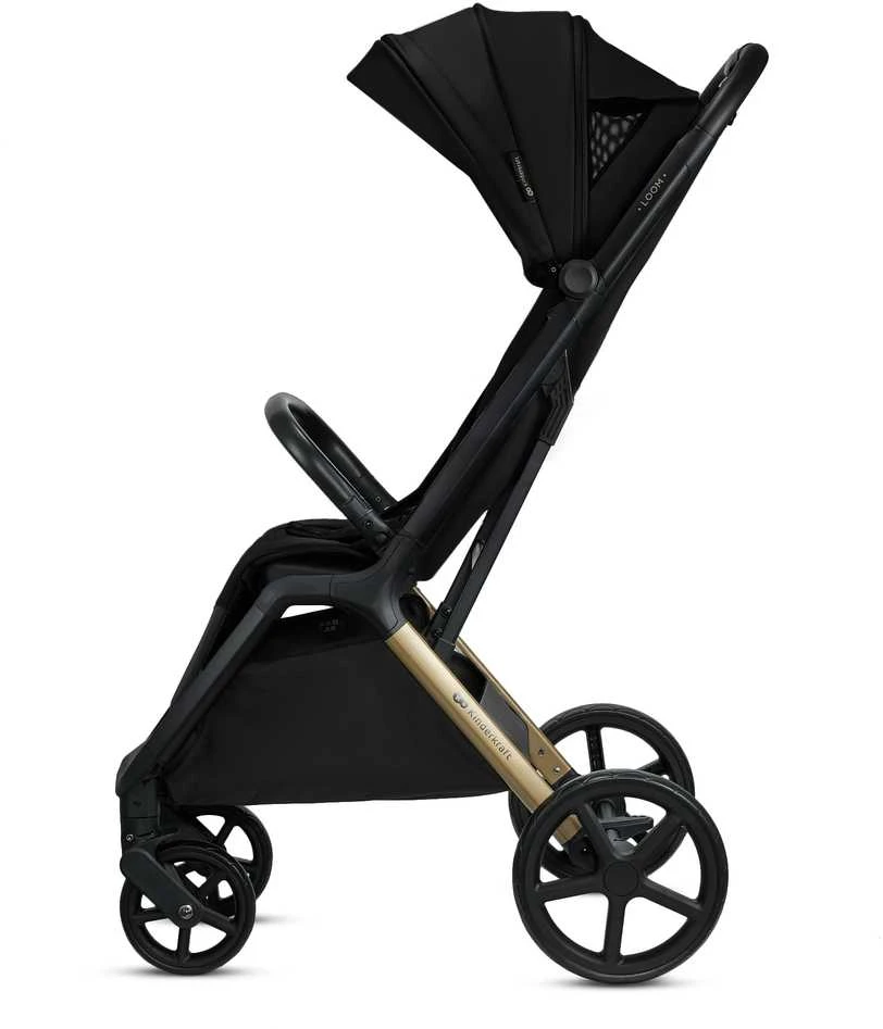 KINDERKRAFT sportinis vežimėlis LOOM, ink juodas, KSLOOM00BLK0000