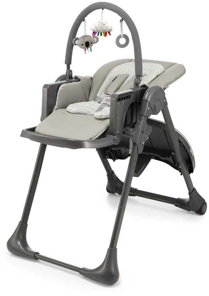 KINDERKRAFT universali maitinimo kėdutė 2in1 TUMMIE, pilkas, KHTUMM00GRY0000