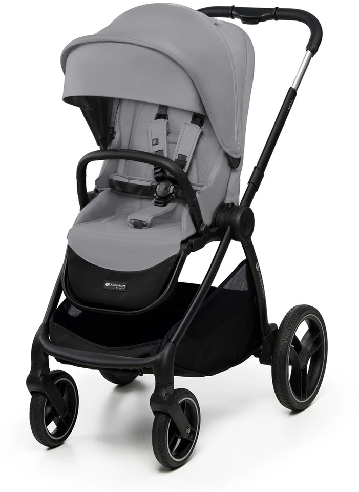 KINDERKRAFT universalus vežimas 2IN1 NEA 2.0, platinum pilkas, KSNEA002GRY2000