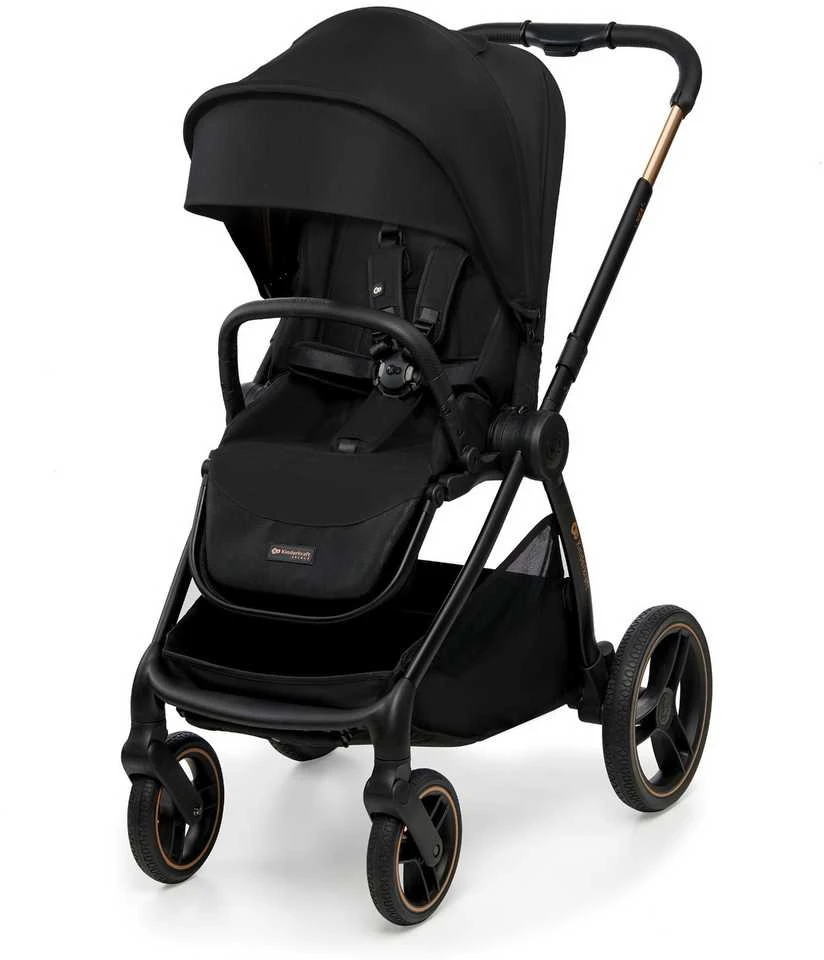KINDERKRAFT universalus vežimas 2IN1 NEA 2.0, midnight juodas, KSNEA002BLK2000