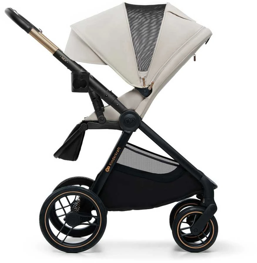 KINDERKRAFT universalus vežimas 2IN1 NEA 2.0, soft beige, KSNEA002BEG2000