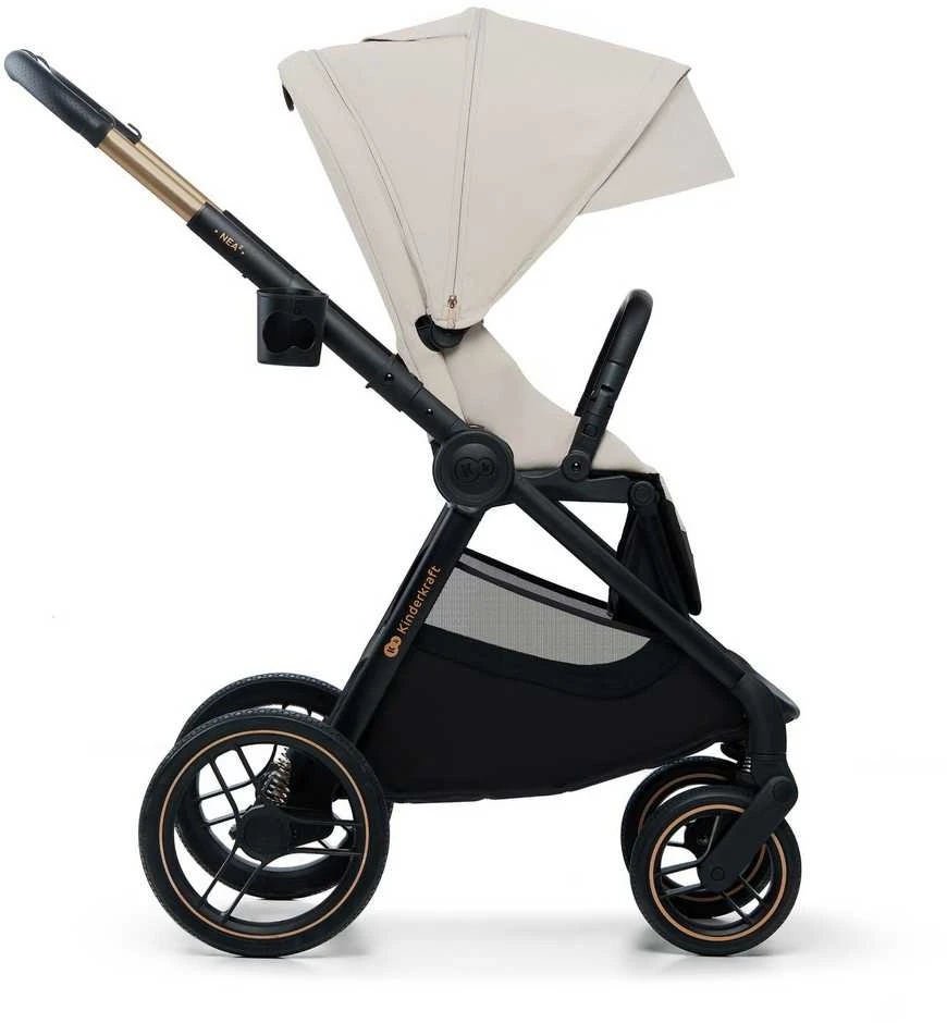 KINDERKRAFT universalus vežimas 2IN1 NEA 2.0, soft beige, KSNEA002BEG2000