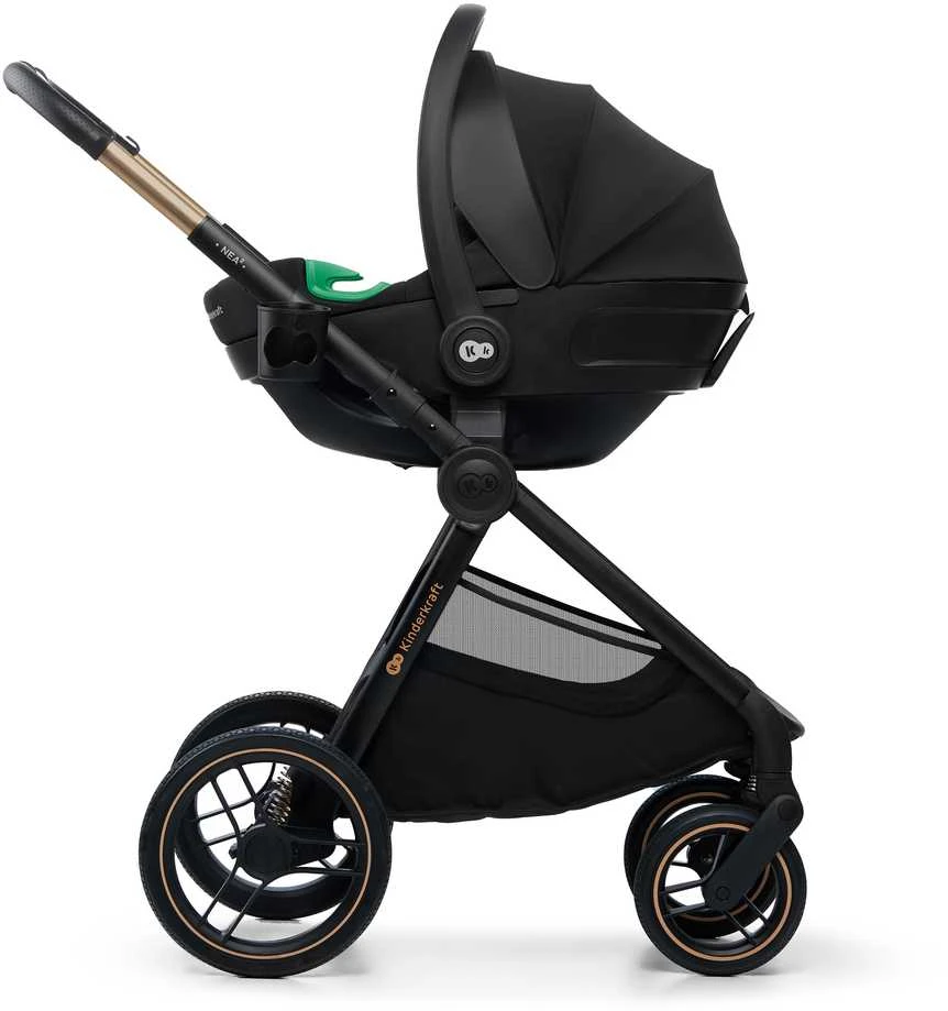KINDERKRAFT universalus vežimas 2IN1 NEA 2.0, midnight juodas, KSNEA002BLK2000