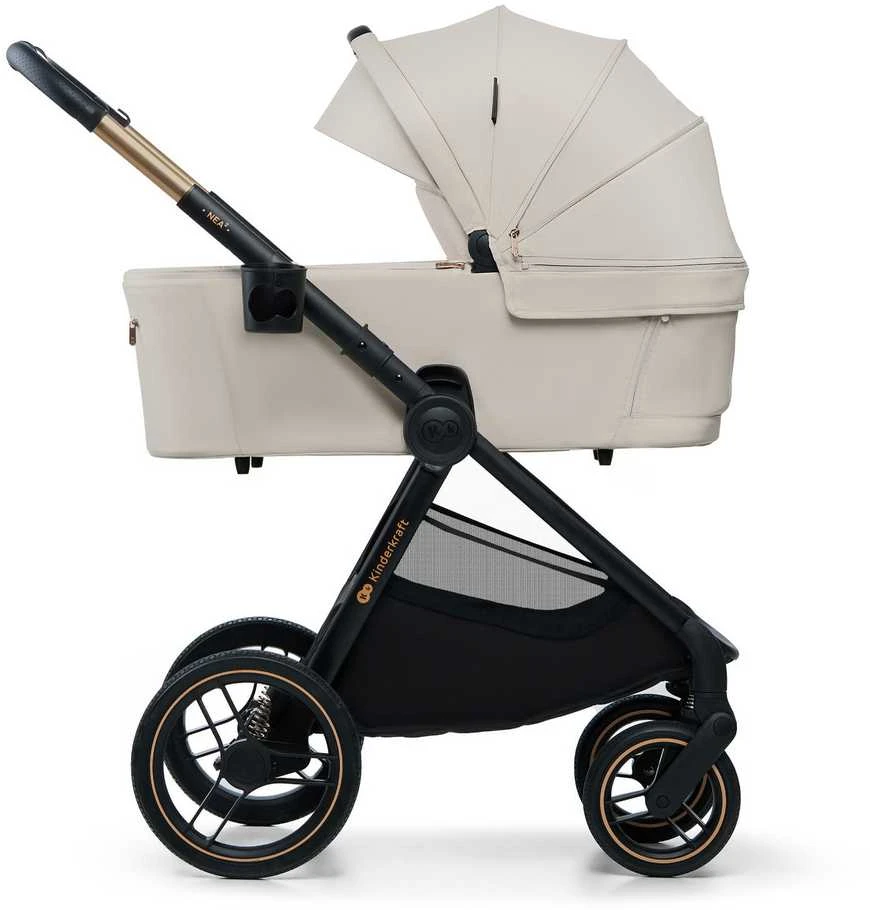KINDERKRAFT universalus vežimas 2IN1 NEA 2.0, soft beige, KSNEA002BEG2000