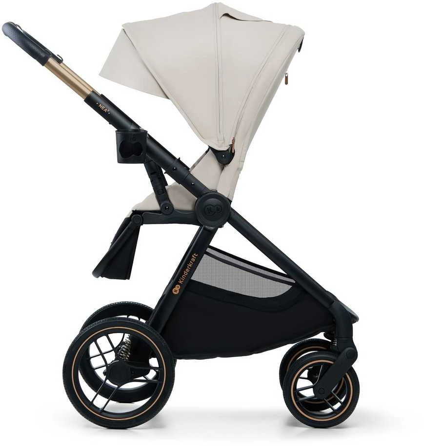 KINDERKRAFT universalus vežimas 2IN1 NEA 2.0, soft beige, KSNEA002BEG2000