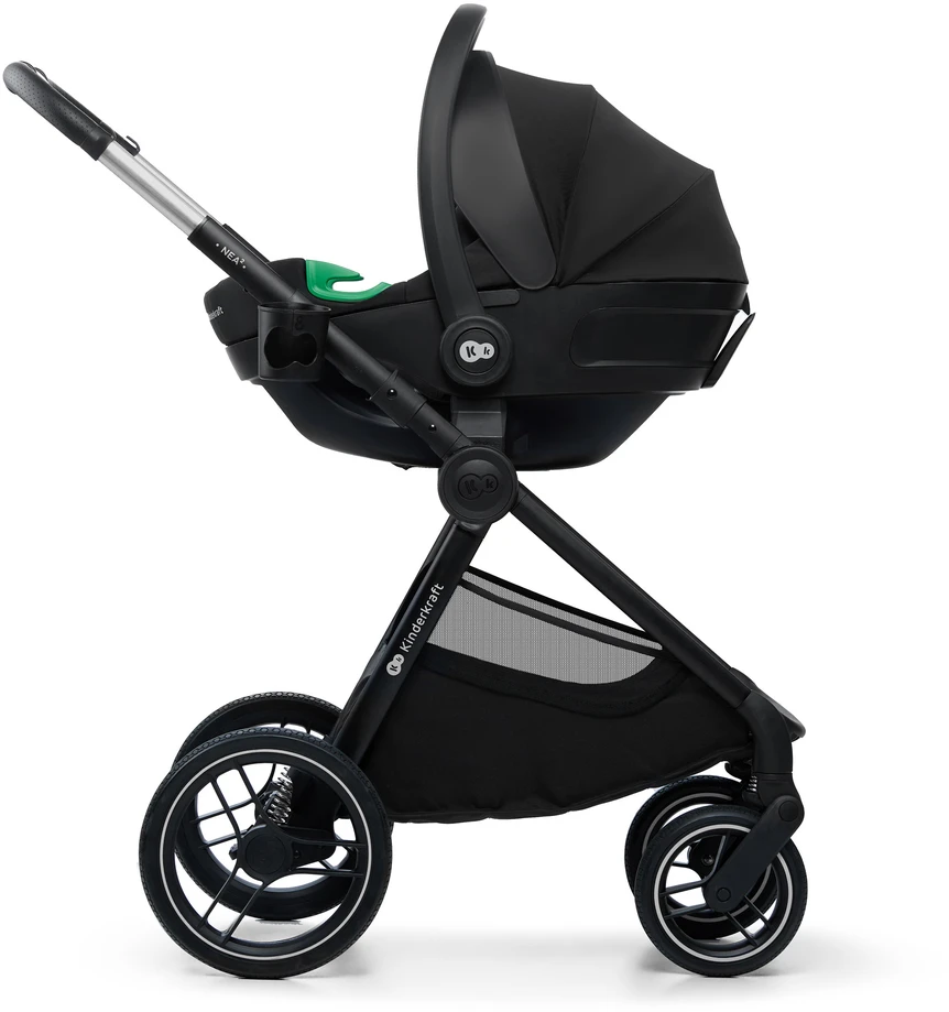 KINDERKRAFT universalus vežimas 2IN1 NEA 2.0, platinum pilkas, KSNEA002GRY2000
