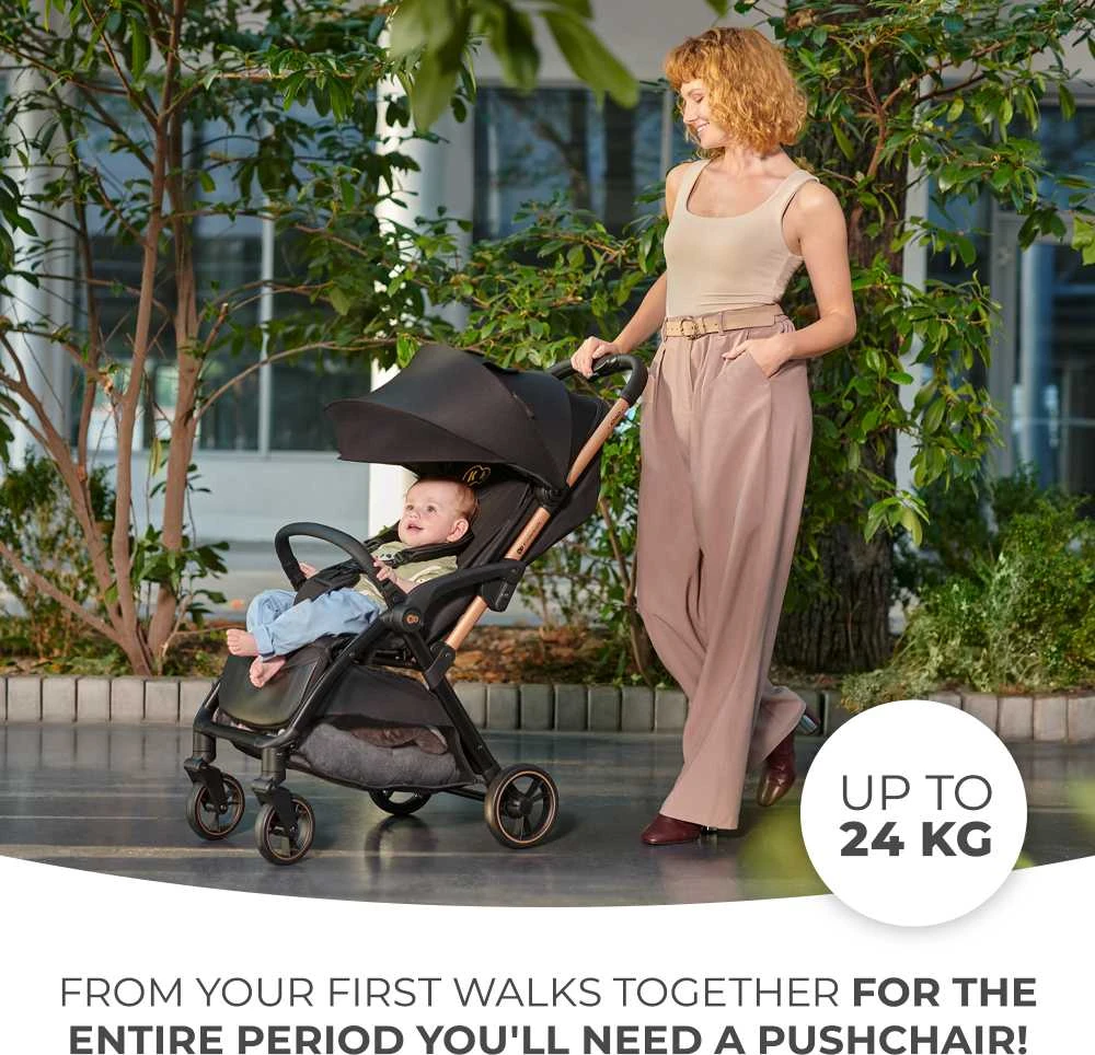 Vežimėlis KINDERKRAFT APINO dove grey, KSAPIN00GRY0000