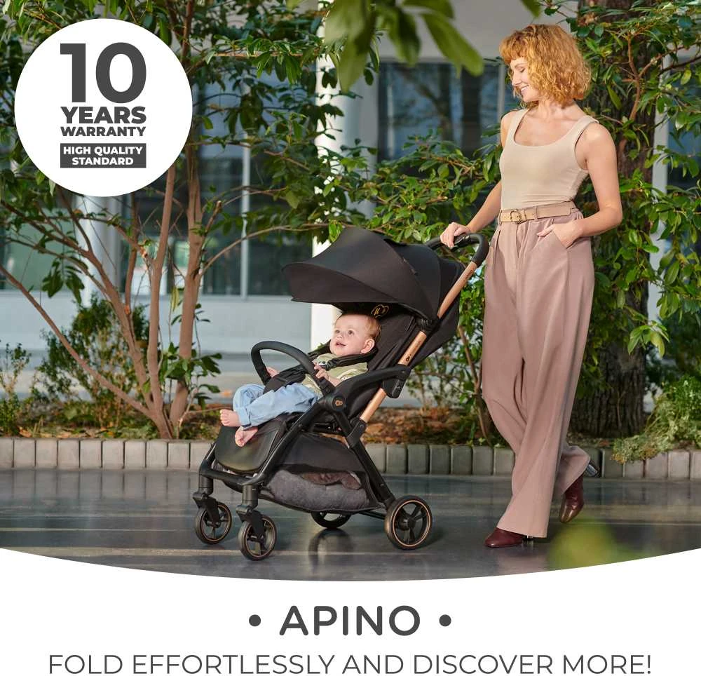 Vežimėlis KINDERKRAFT APINO dove grey, KSAPIN00GRY0000