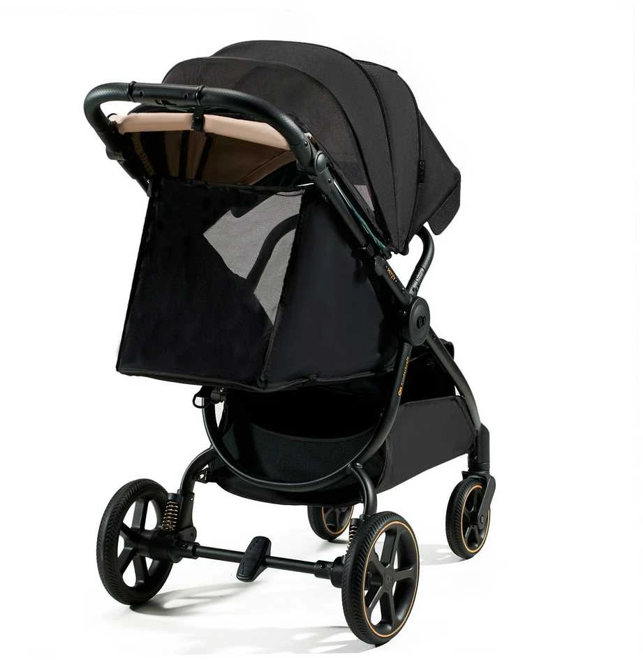 Vėžimėlis KINDERKRAFT MITZY INK BLACK, KSMITZ00BLK0000