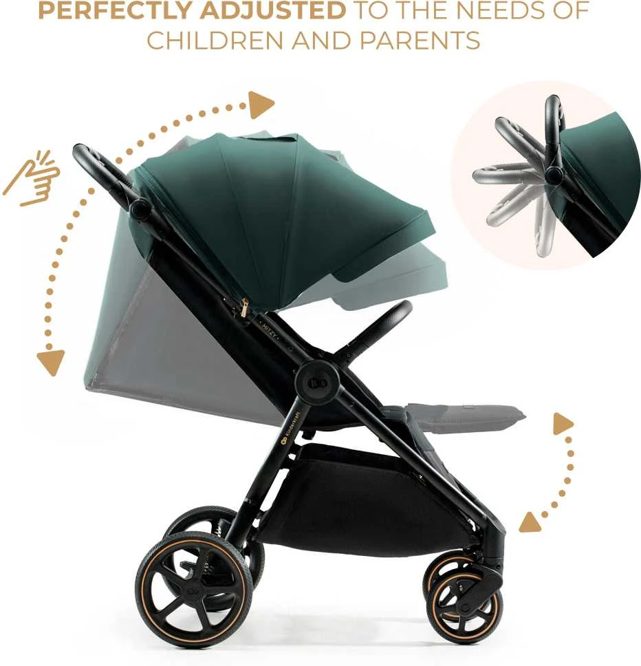 Vėžimėlis KINDERKRAFT MITZY JADE GREEN, KSMITZ00GRE0000