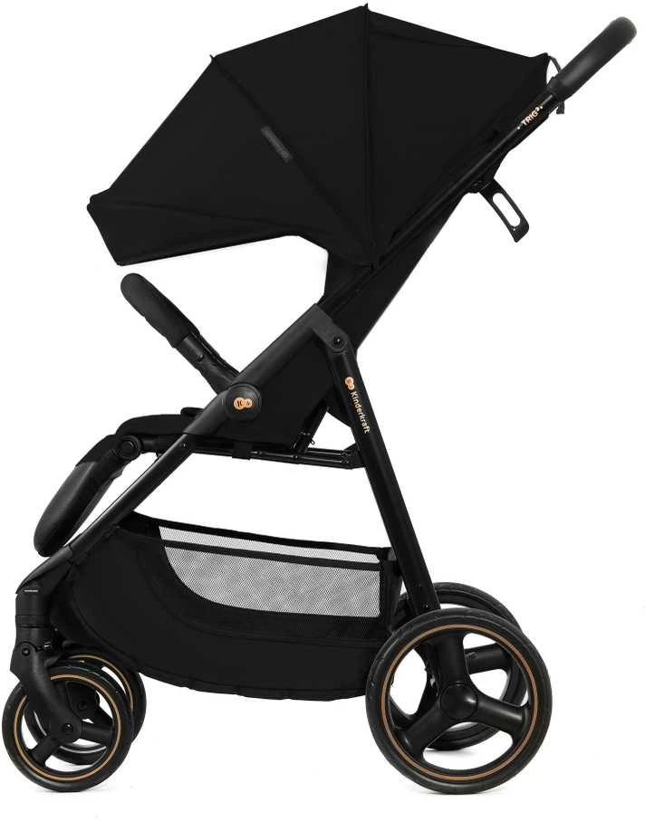 KINDERKRAFT vežimėlis TRIG 3 ONYX Juodas, KSTRIG03BLK0000