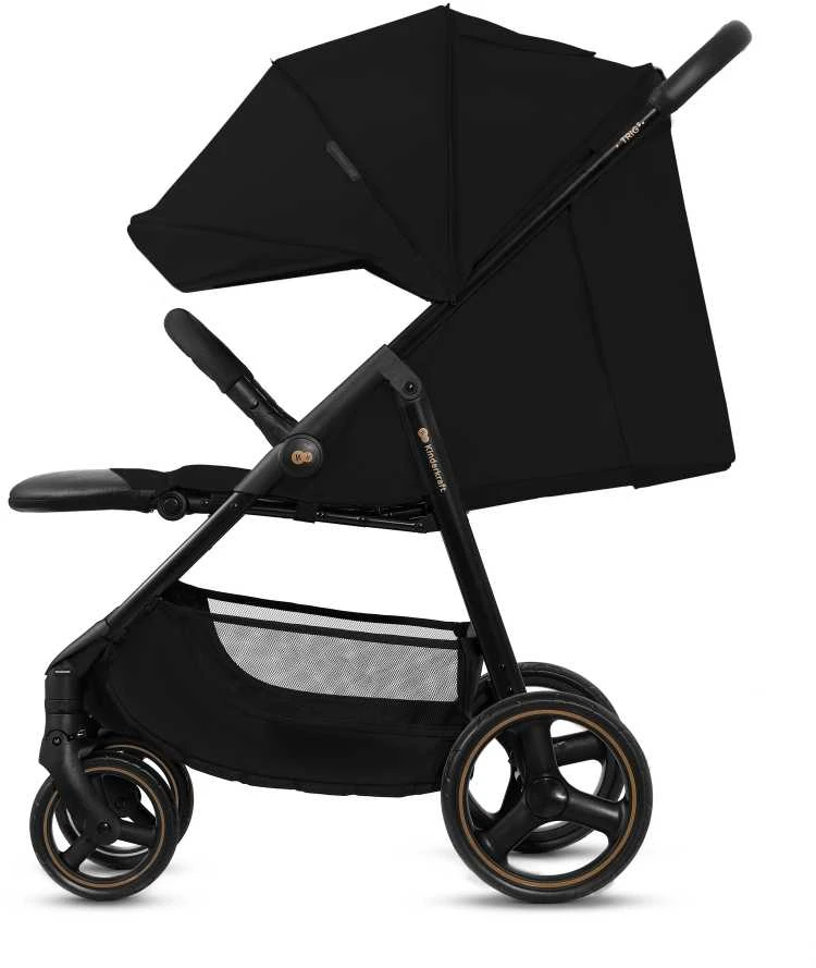 KINDERKRAFT vežimėlis TRIG 3 ONYX Juodas, KSTRIG03BLK0000
