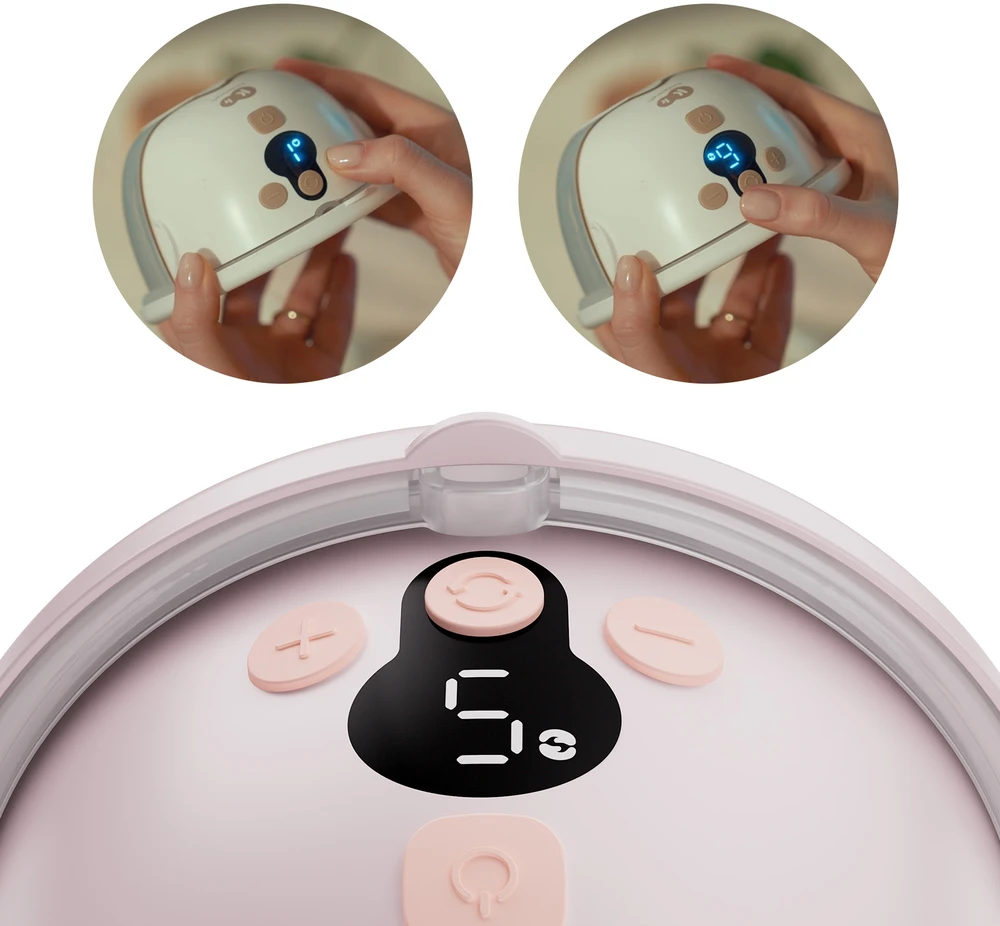 KINDERKRAFT viengubas nešiojamas elektrinis pientraukis MAMAFLOW, pink, KEMAFL00PNK0000