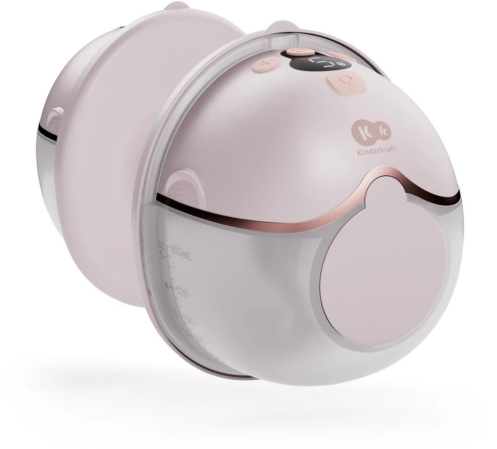 KINDERKRAFT viengubas nešiojamas elektrinis pientraukis MAMAFLOW, pink, KEMAFL00PNK0000