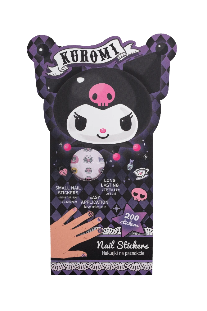 KNYGA Lipdukai nagams Kuromi