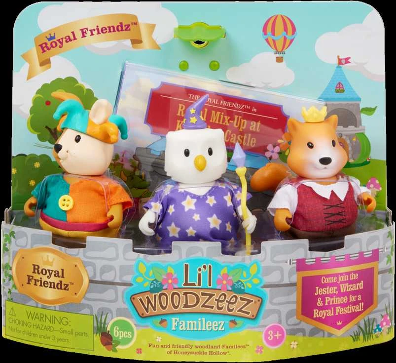 LI'L WOODZEEZ Royal Friends Juokdarys, Burtininkas ir Princas rinkinys, WZ6844D