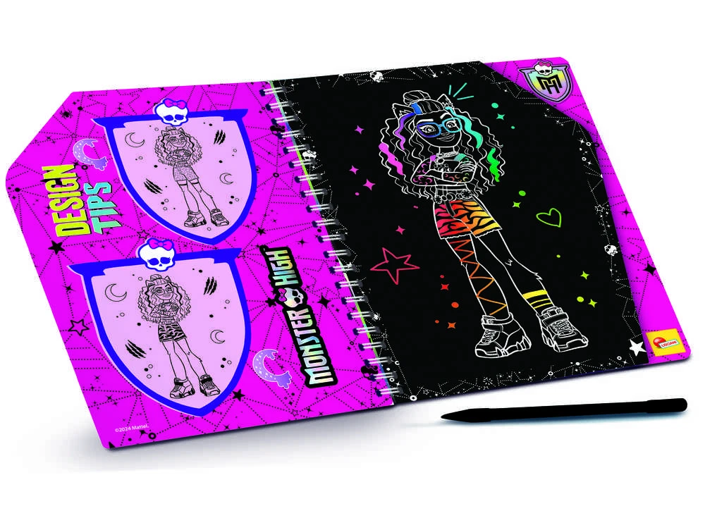 LISCIANI Monster High braižymo knyga Monster friends forever, 12822