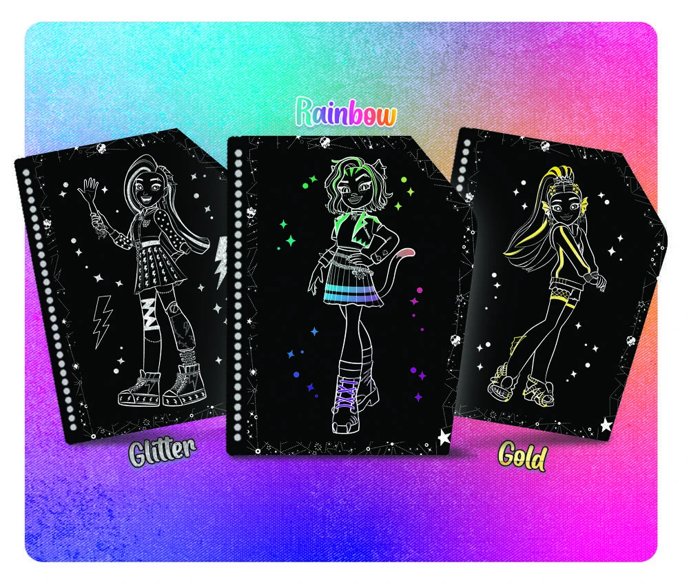 LISCIANI Monster High braižymo knyga Monster friends forever, 12822