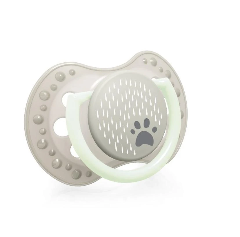 LOVI dinaminis silikoninis čiulptukas BUDDY BEAR, 6-18 mėn., 2 vnt., 22/865