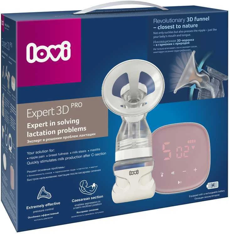 LOVI dviejų etapų elektrinis pientraukis expert 3D Pro, 50/070exp