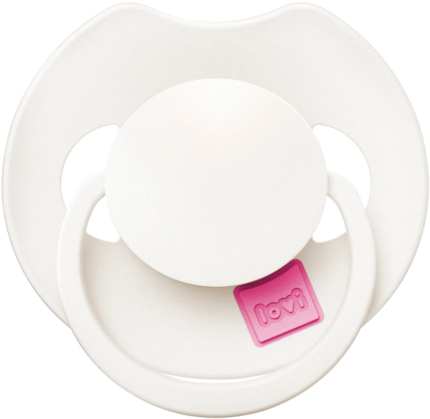 LOVI silikoniniai dinaminiai čiulptukai Prime, Rose/Rose Kreminis, 0–6 mėn., 2 vnt., 34/454
