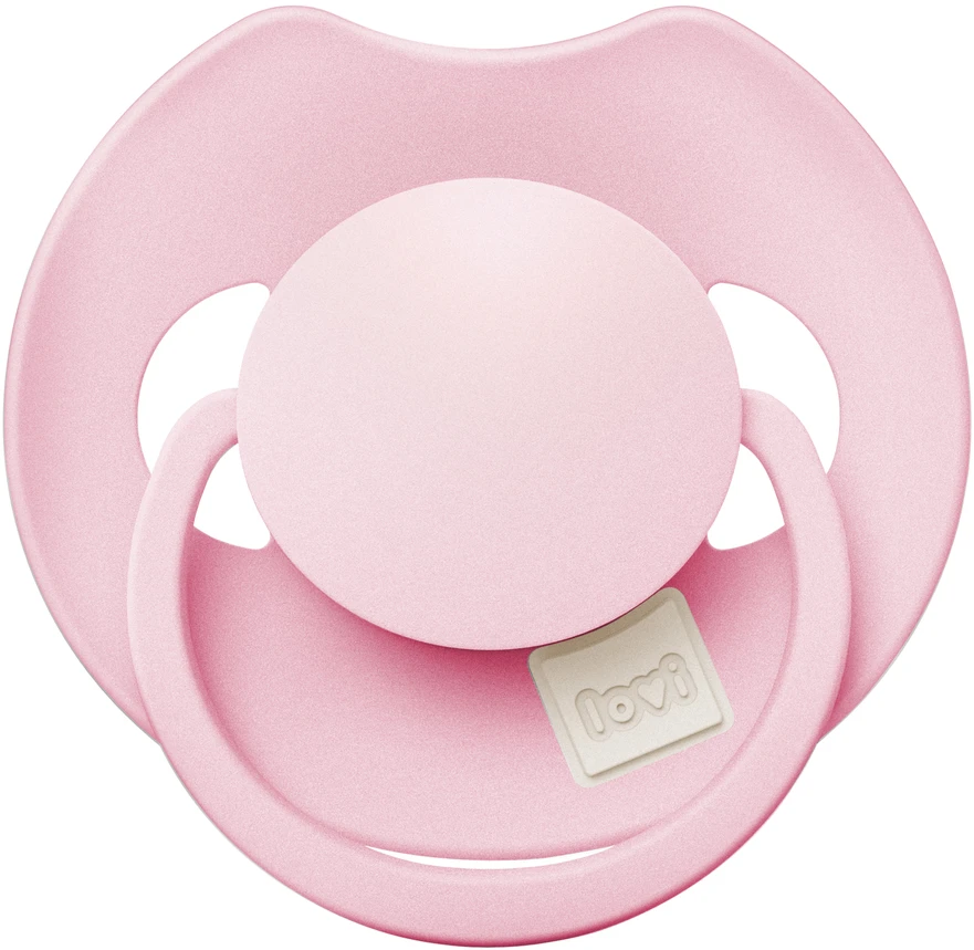LOVI silikoniniai dinaminiai čiulptukai Prime, Rose/Rose Kreminis, 0–6 mėn., 2 vnt., 34/454