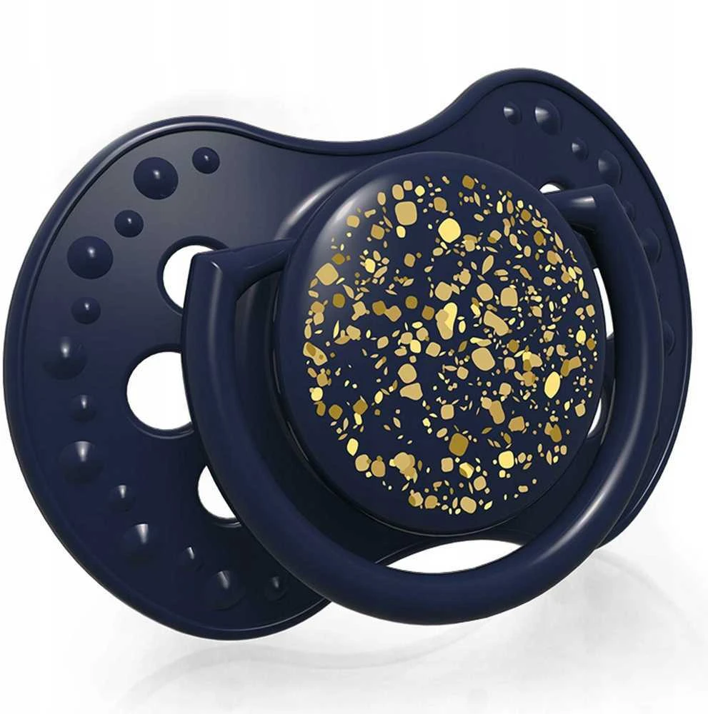 LOVI silikoniniai dinaminiai čiulptukai STARDUST, mėlyna, 0-3 mėn., 2 vnt., 22/892_blue