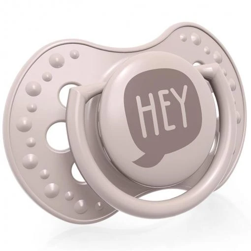 LOVI silikoninis dinaminis čiulptukas HEY GIRL, 6-18m, 2 vnt, ruda, 22/887merg