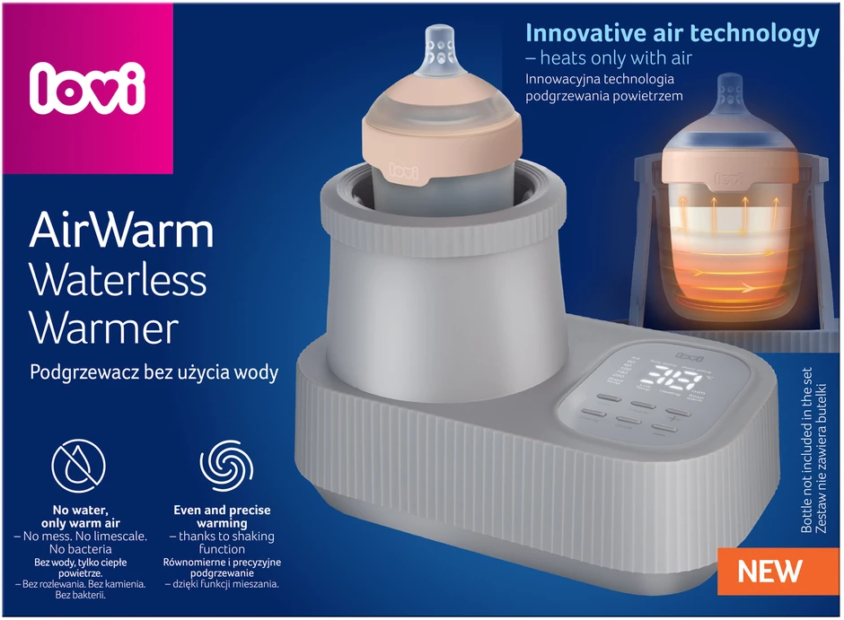LOVI vandens nenaudojantis šildytuvas AirWarm, 12/222