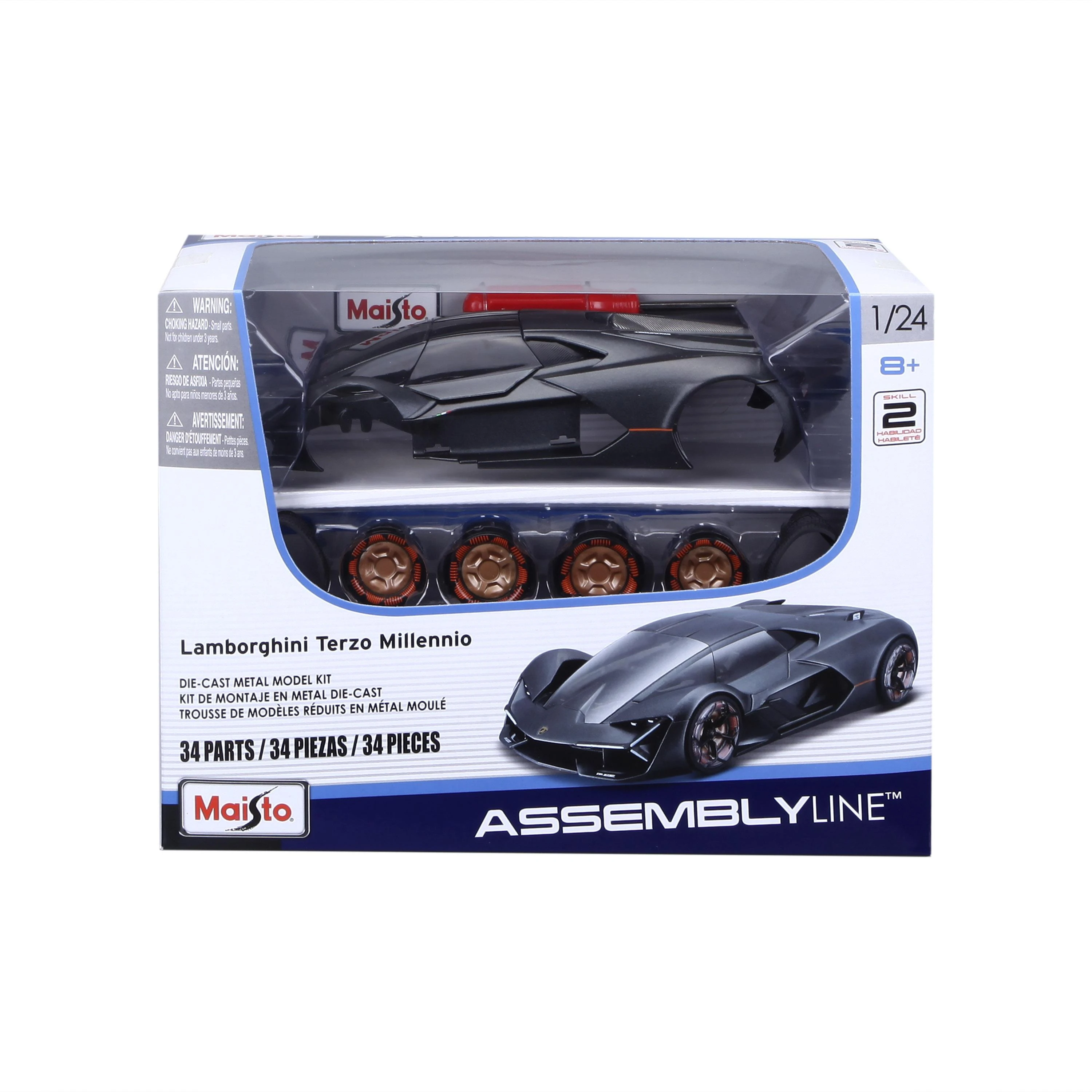 MAISTO DIE CAST 1:24 automodelis Lamborghini Terzo Millennio, 39287