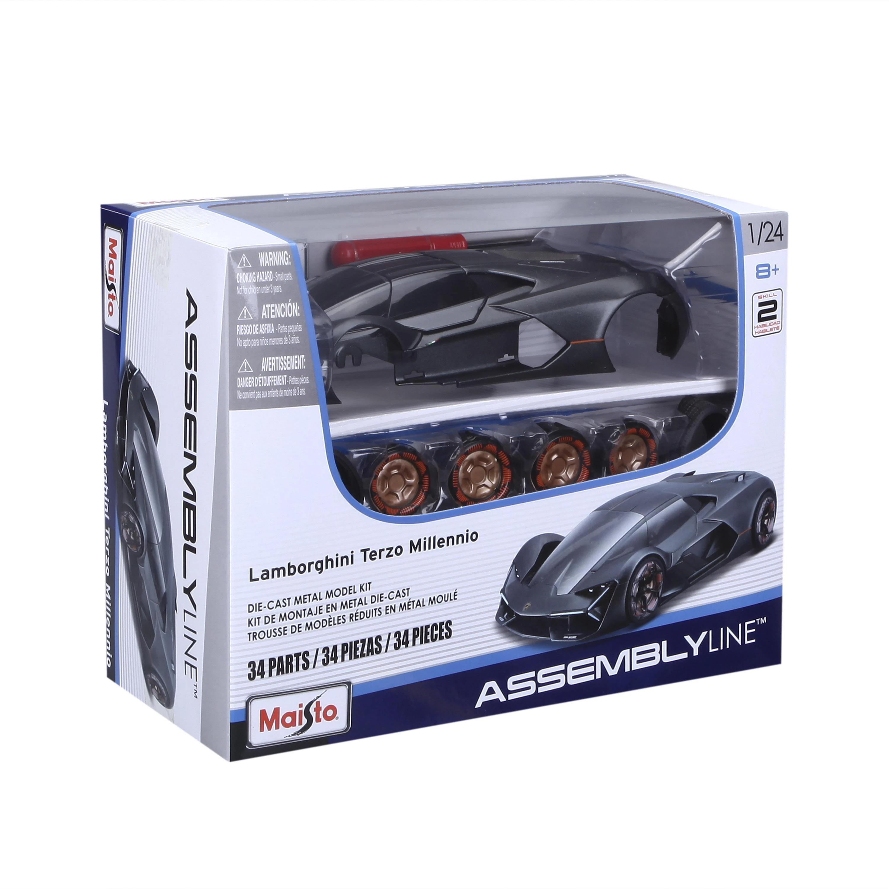 MAISTO DIE CAST 1:24 automodelis Lamborghini Terzo Millennio, 39287