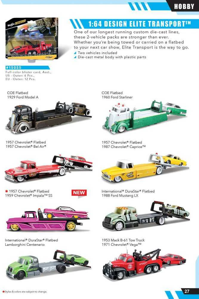 MAISTO DIE CAST 1:64 automodelis Design Elite Transport, 15055