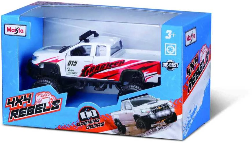 MAISTO DIE CAST automobilių modelis Fresh Metal 4x4 Rebels, asortimentas, 21205