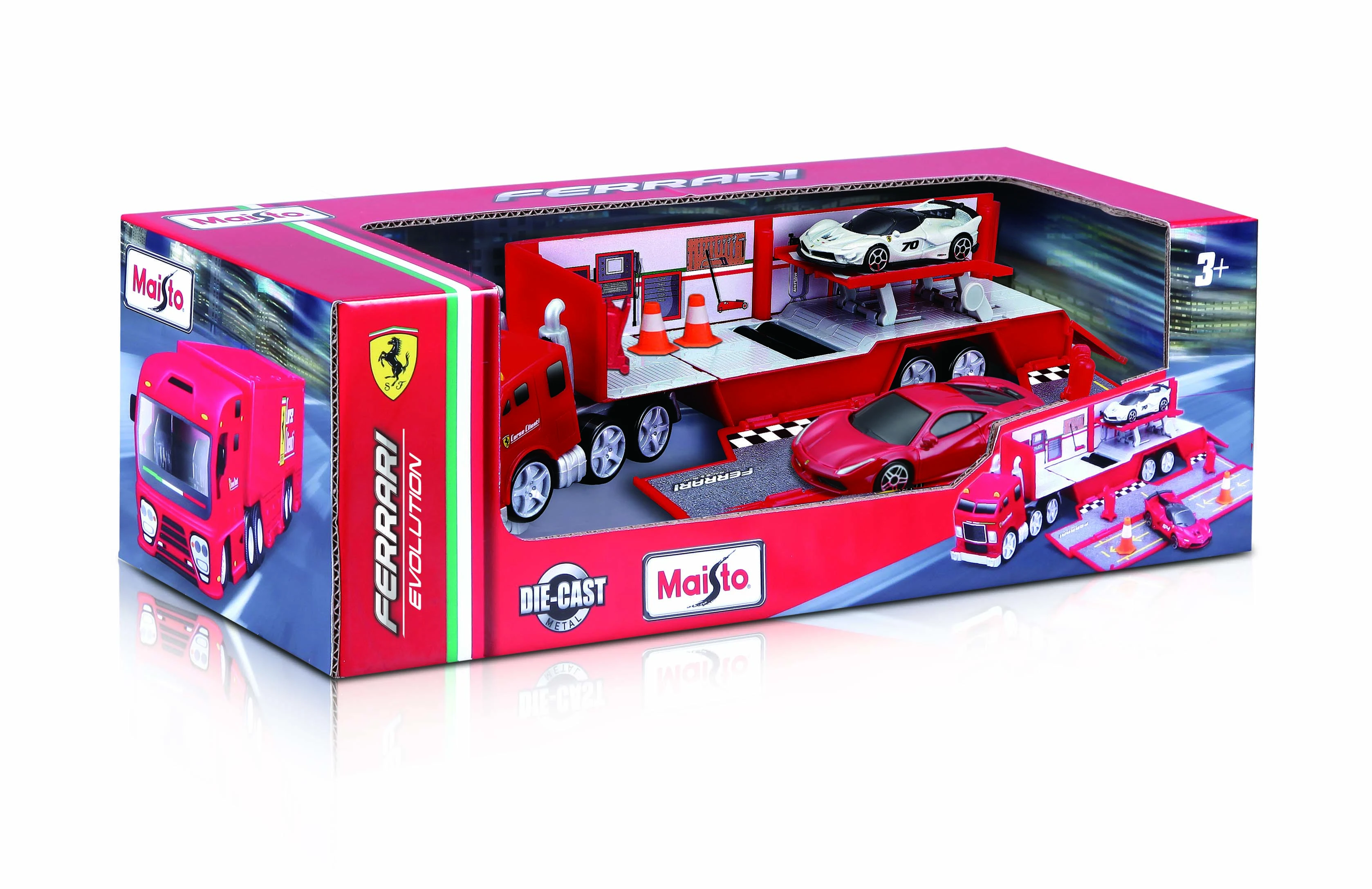 MAISTO DIE CAST FM Ferrari Evolution vilkikas, 12388