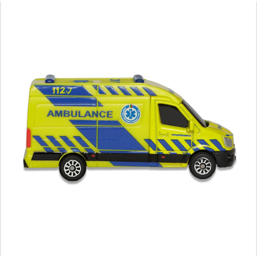 MAISTO DIE CAST skubios pagalbos transporto priemonės 1/64 112 AUTOMOBILIAI, 12456