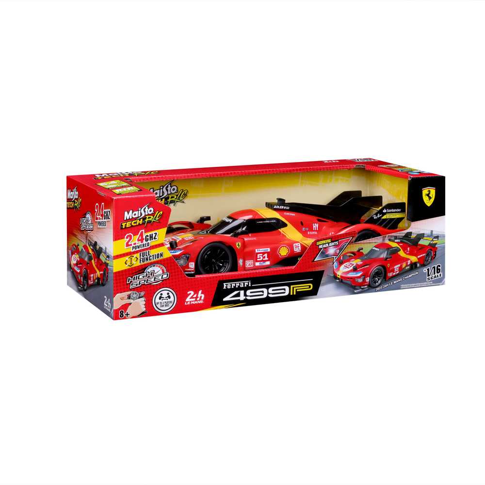 MAISTO TECH 1:16 RC automobilis Ferrari 499P 2023, 82861