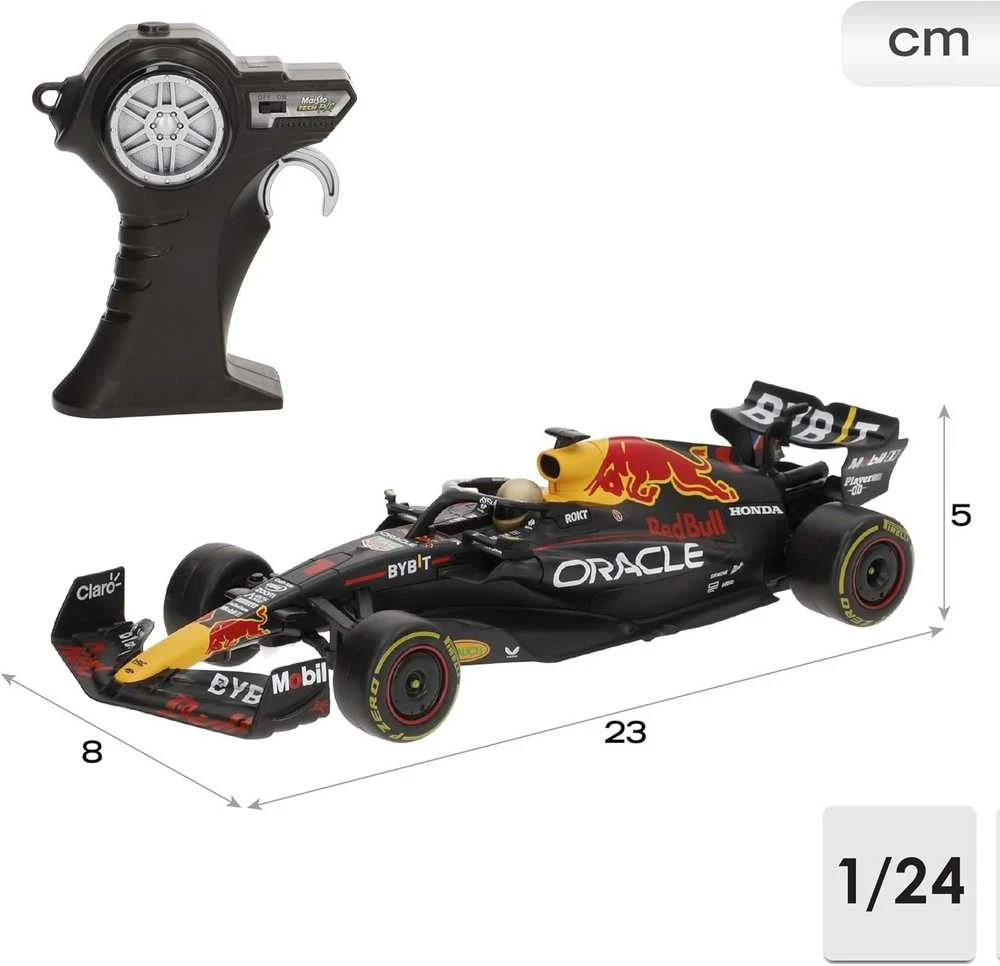Maisto_Tech MAISTO TECH R/C 1:24 valdomas automodelis F1 Oracle Raudona Bull Racing RB19, 82358