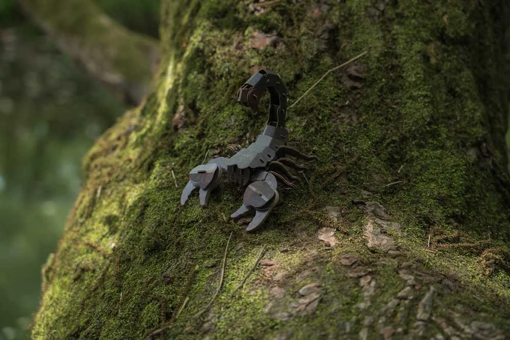 MAKEBUG 3D popierinė delionė Azijos miško skorpionas, MB-D-0053