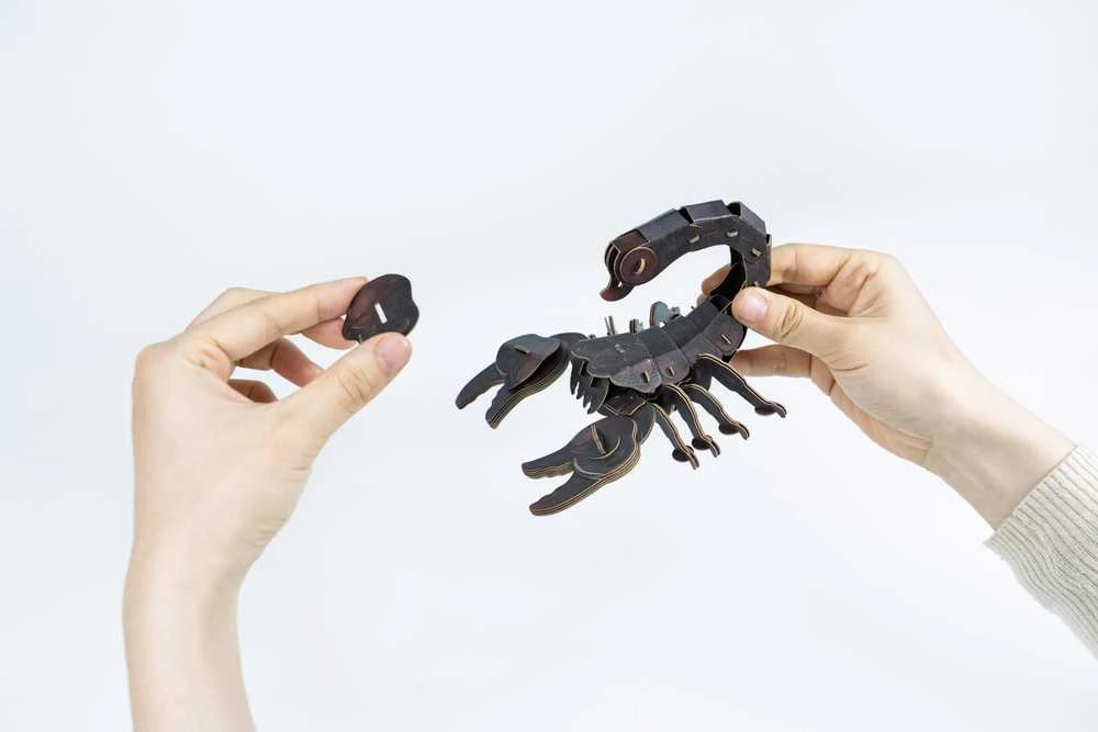 MAKEBUG 3D popierinė delionė Azijos miško skorpionas, MB-D-0053