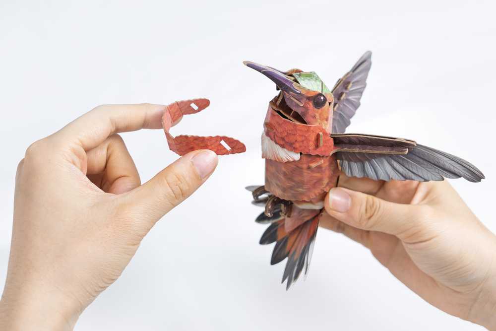 MAKEBUG 3D popierinė delionė Kolibris, MB-D-0058