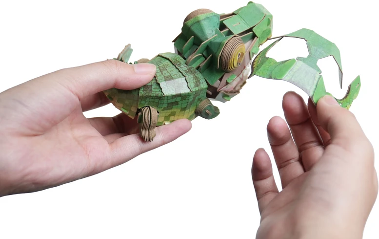MAKEBUG 3D popierinė dėlionė Krokodilas, MB-D-0074